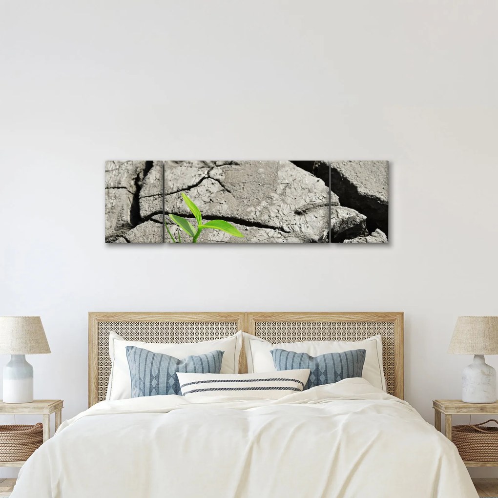 Obraz - Pęknięcia (170x50 cm)