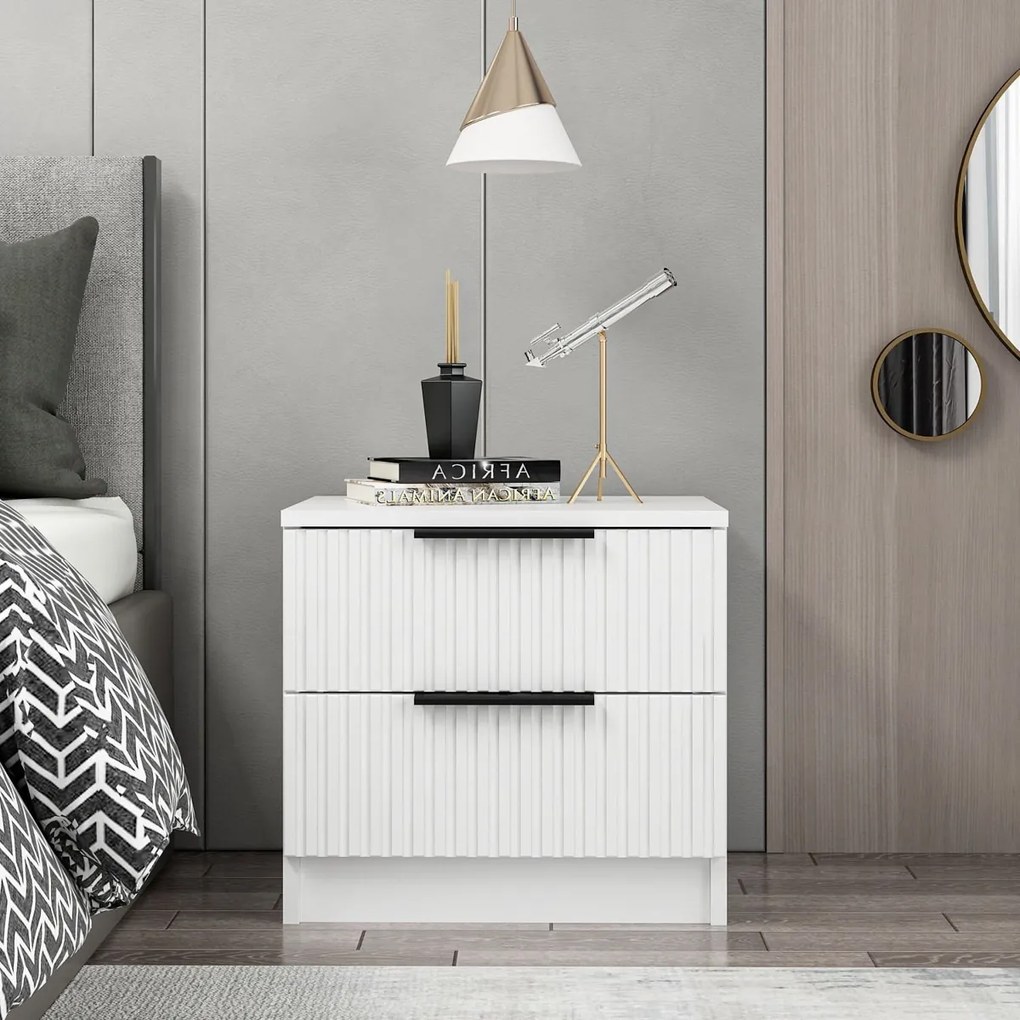 Stolik nocny Kale Plus White