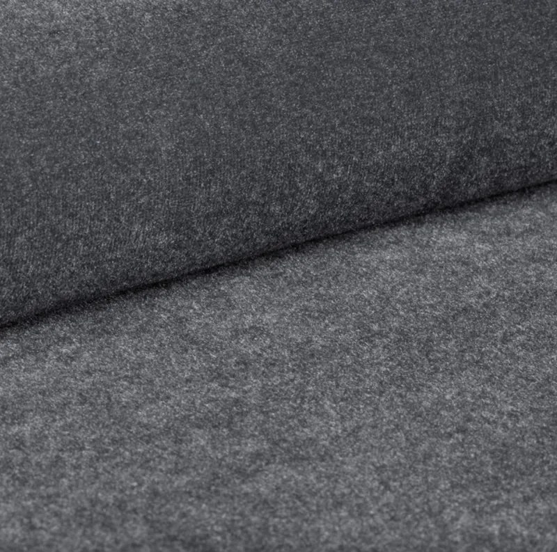 Łóżko LUX tapicerowane z pojemnikiem i zagłówkiem w tkaninie AMON 11 kolor SZARY DOMOHOME