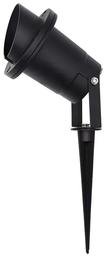Mały reflektor ogrodowy czarny - N013 P8-H77