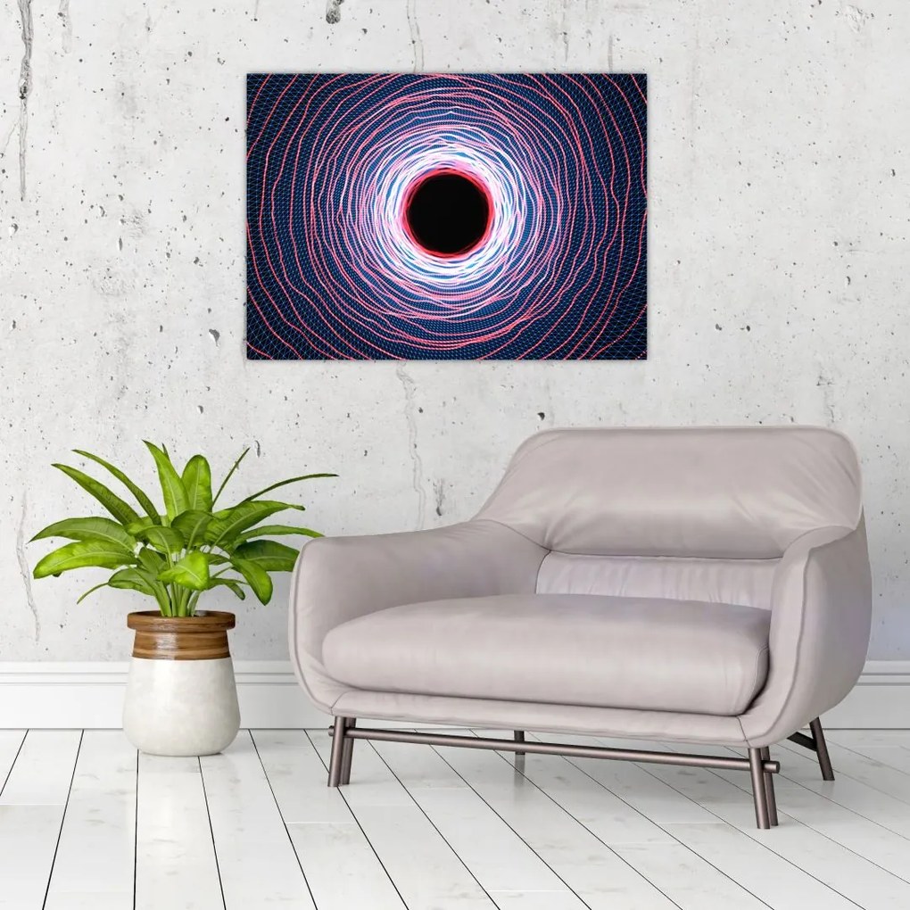 Obraz abstrakcji koła (70x50 cm)