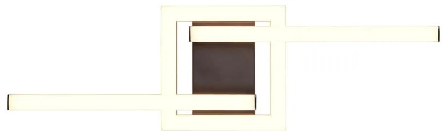 Czarna lampa sufitowa LED 16x54 cm Viale – Reality