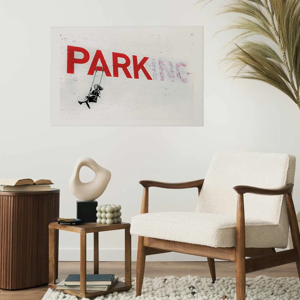 Plakat Parking 90x60 cm bez ramy z marginesem ARTGEIST B
