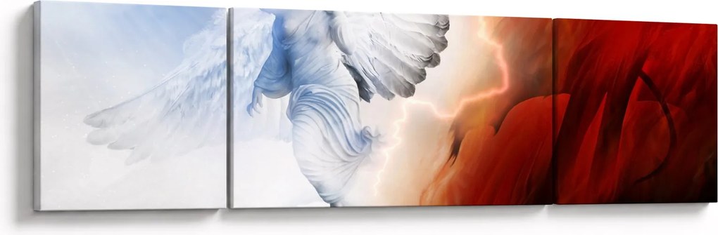Obraz - Dobro i zło (170x50 cm)