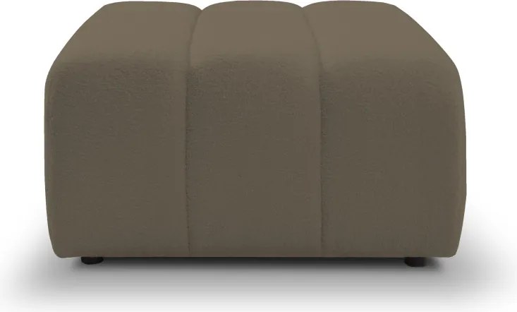 Pufa BALOO w kolorze jasnego brązu w tkaninie LAMBI 03