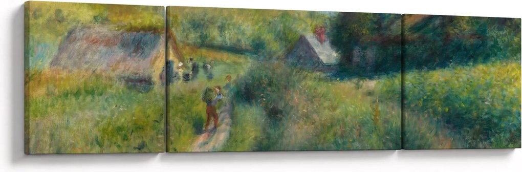 Obraz - Auguste Renoir, The Mussel Harvest, reprodukcje (170x50 cm)
