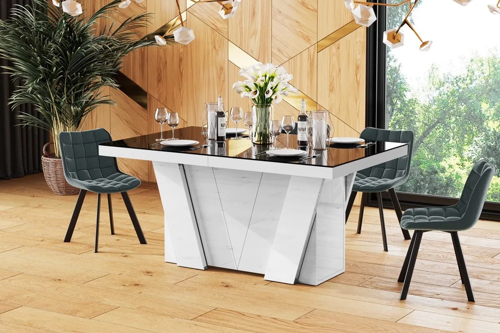 Stół w wysokim połysku Grande 160 rozkładany do 412 cm
