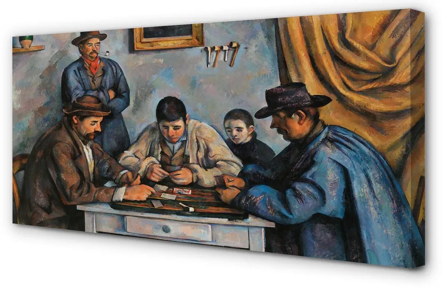 Fotoobraz na płótnie Gracze w karty - Paul Cézanne