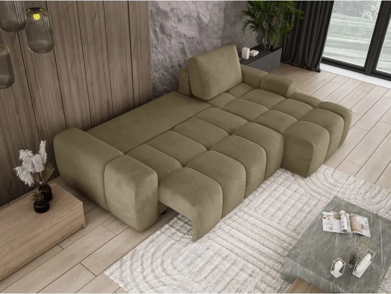 Narożnik MAILO funkcja spania DL z pojemnikiem SALVADOR 10 WERSAL