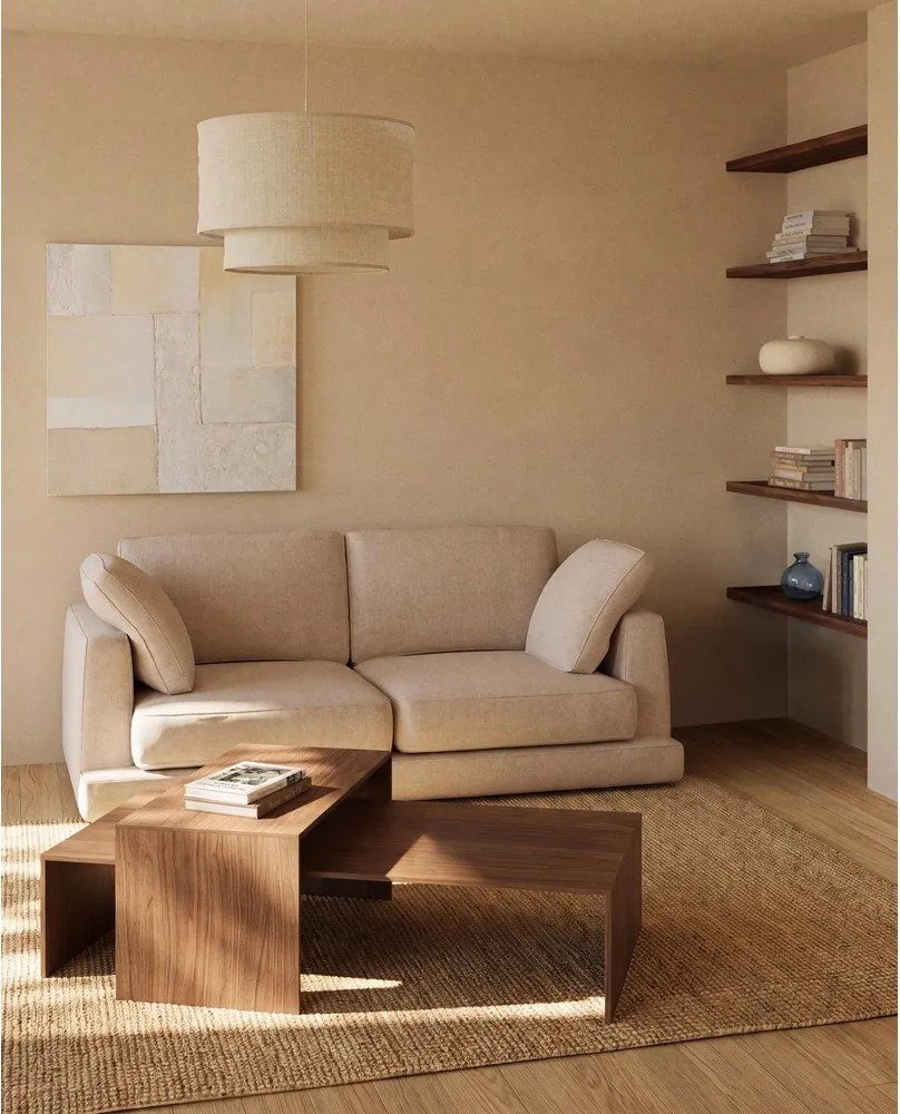 Beżowy abażur ø 60 cm Mariela – Kave Home
