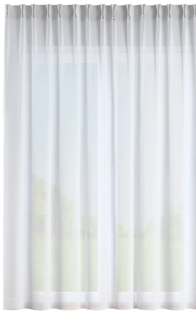 Firana na haczykach flex podwójnych