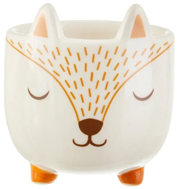 Kamienna osłonka na doniczkę ø 7 cm Woodland Fox – Sass &amp; Belle