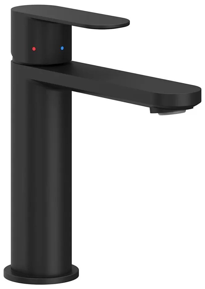 Ravak X070460 - Bateria umywalkowa CHROME 17,7 cm czarna