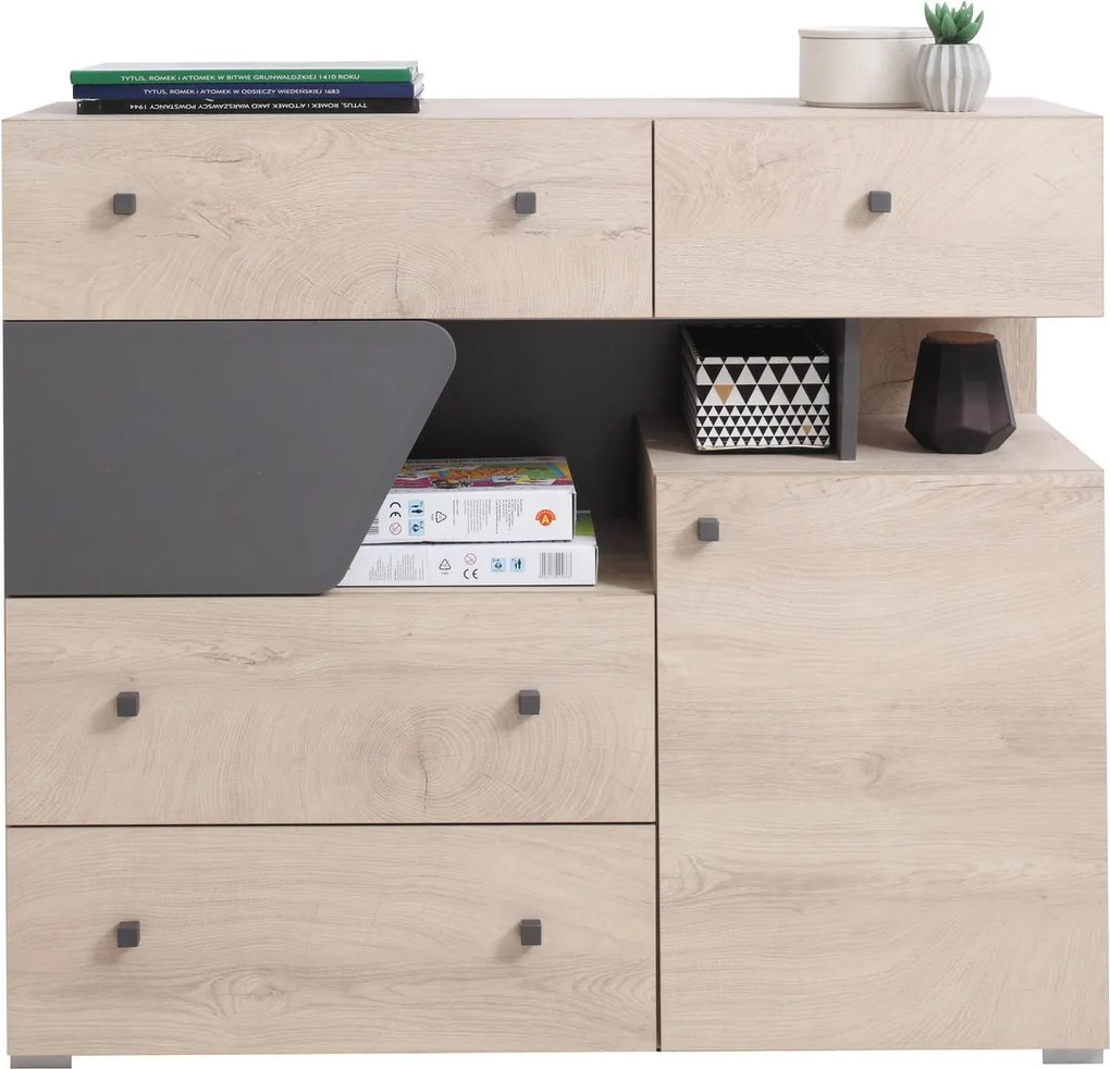 Komoda RAVENNA 110 cm do Salonu Sypialni Dąb