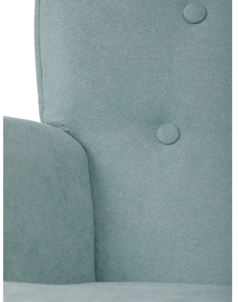 Fotel bujany BLUE2, turkusowy