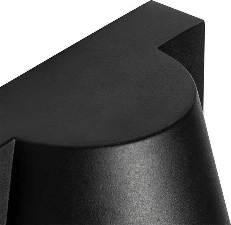 Industrialna lampa ścienna zewnętrzna czarna IP44 - Femke