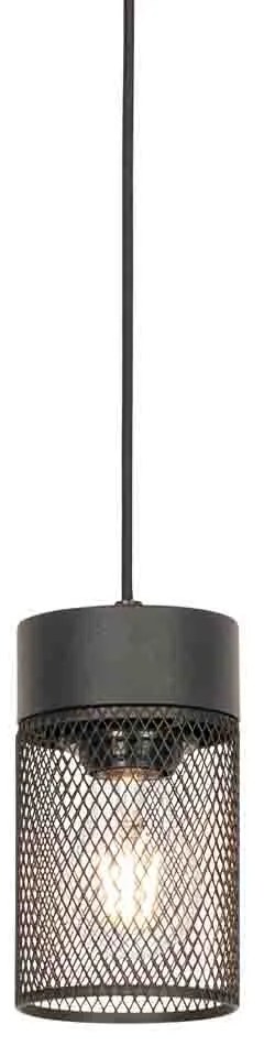 Industrialna lampa wisząca czarna - Jim