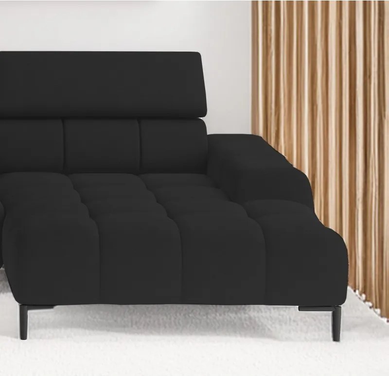 Narożnik PLAZA XL Prawostronny Elektryczna regulacja Tkanina SOLAR 99 WERSAL