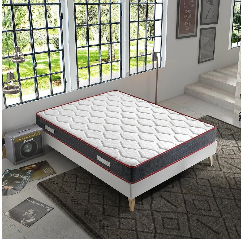 Materac piankowy z pamięcią kształtu ERGO-CONFORT 140X190, grubość 22 cm.