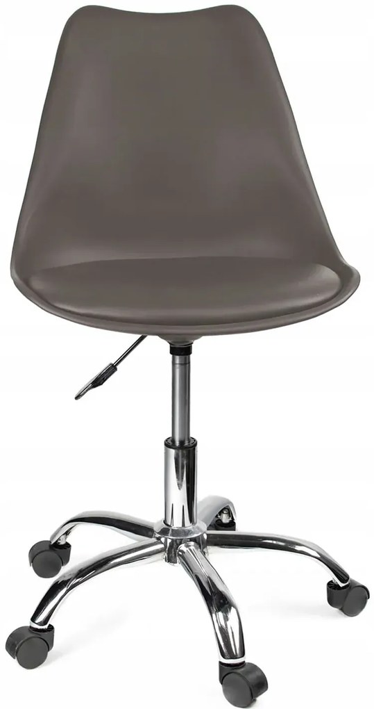 Szare krzesło na kółkach do biurka K5-M49