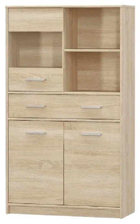 Szafka TEYO 2D1W1S, dąb sonoma