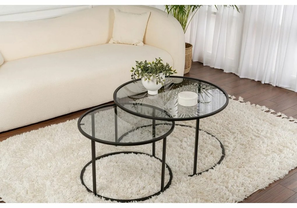 Zestaw stolików konferencyjnych Tokyo Black, 2 szt.