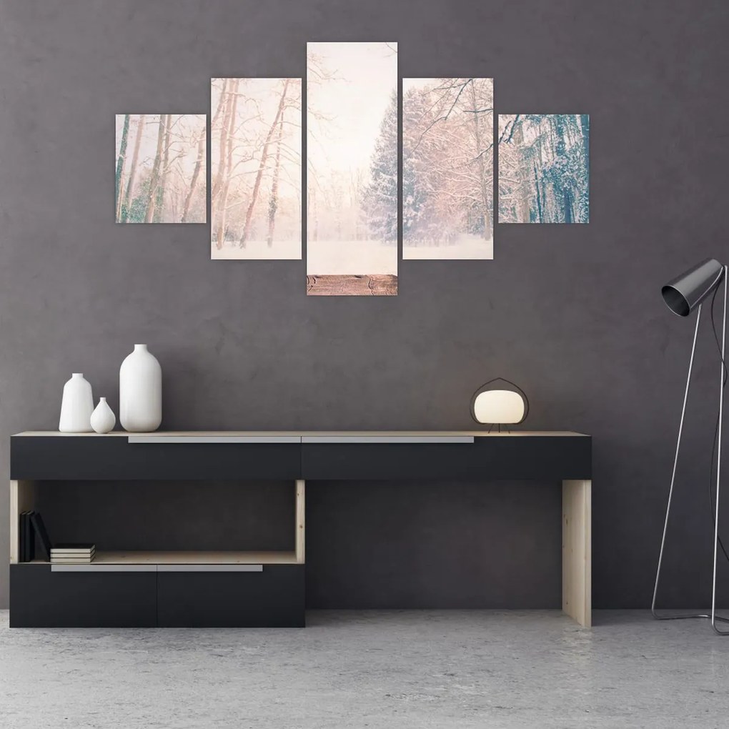Obraz - Widok na las (125x70 cm)