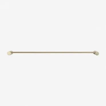 Toaleta Ścienna Z Drążkiem ↔︎60 Cm Do Łazienki Ze Stali Nierdzewnej Devon Szczotkowane Złoto - Sklum