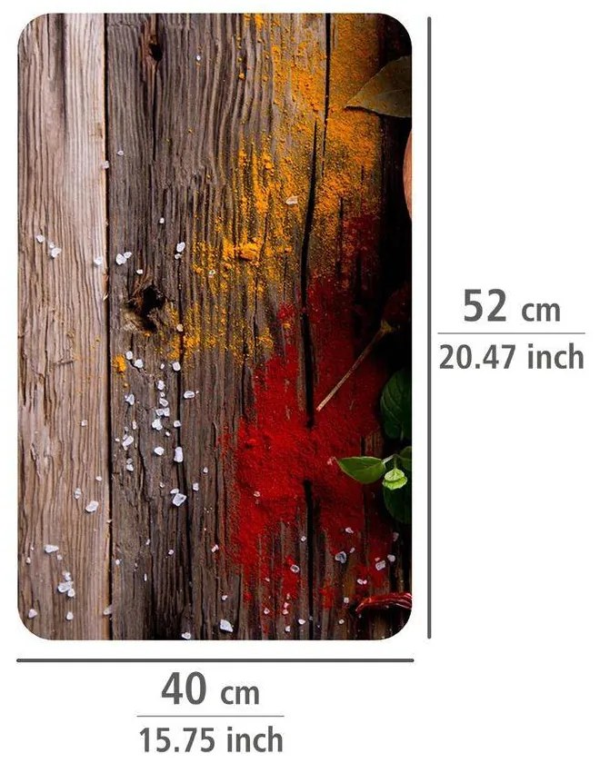Szklane płyty ochronne SPICE XL na kuchenkę – 2 sztuki, WENKO