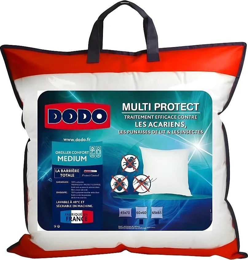 Poduszka MULTIPROTECT - 65 x 65 cm DODO Confort Médium