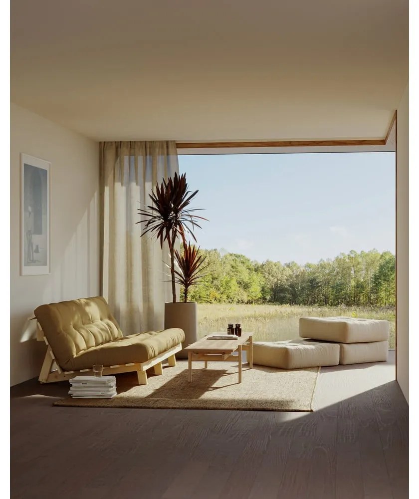 Różowa rozkładana sofa 190 cm Lean – Karup Design