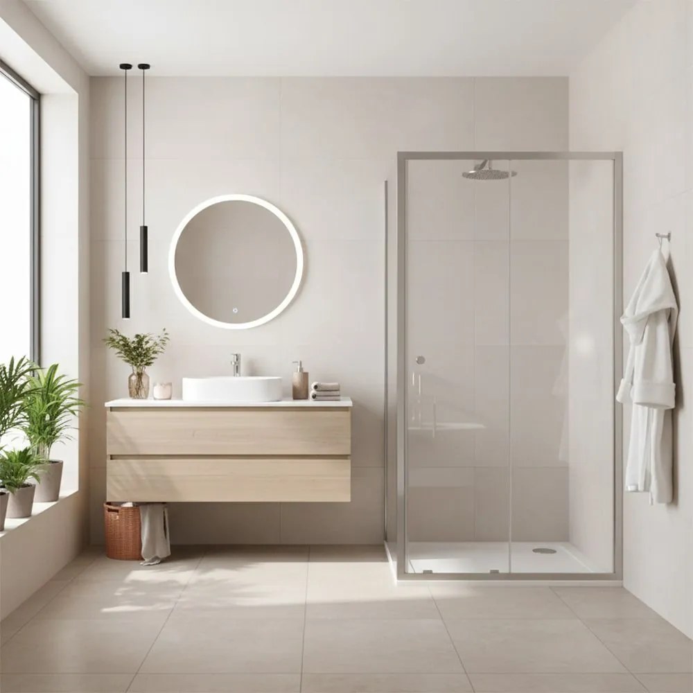 Kabina Prysznicowa Rea Primo Slide 120x80 Chrom