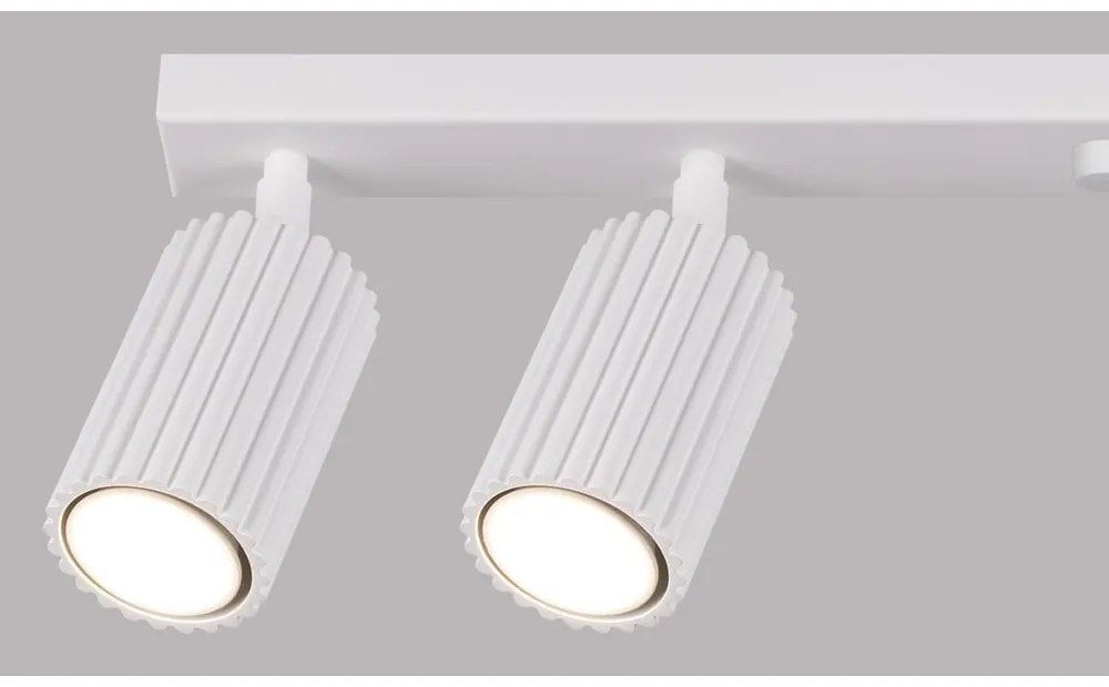 Biała lampa sufitowa 6,5x117 cm Gleam – Nice Lamps