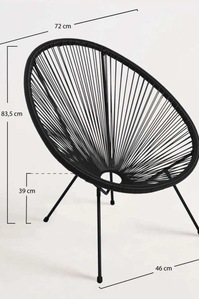 Zestaw 4 krzese Karibic