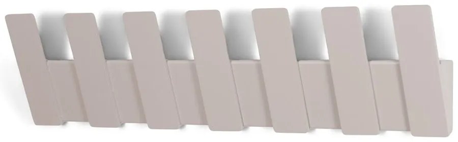 Szarobrązowy metalowy wieszak ścienny 64 cm Angle – Spinder Design
