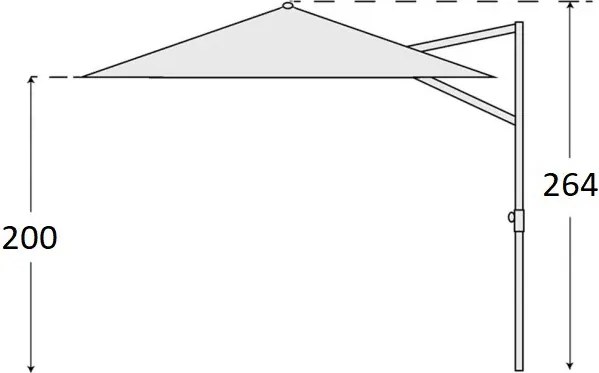 Derby RAVENNA 300 x 300 cm beżowa