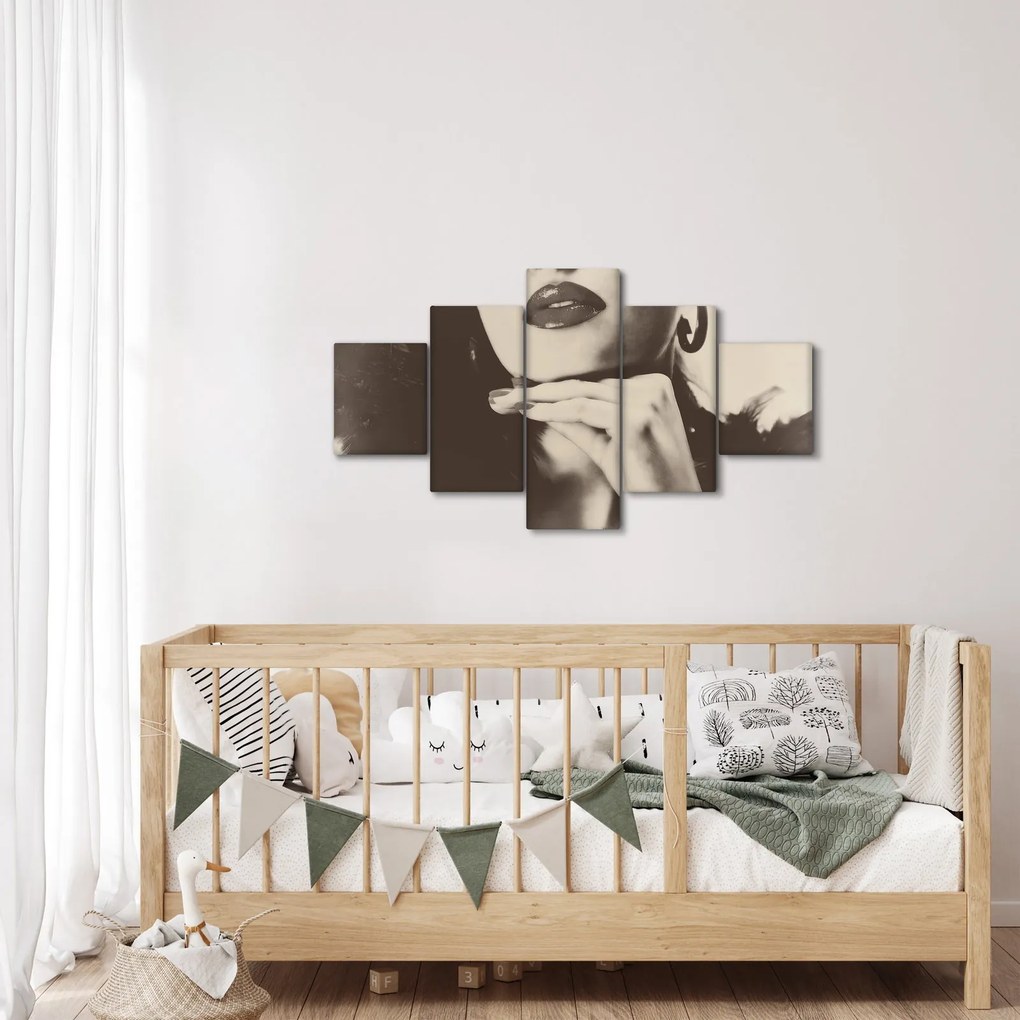 Obraz - Vintage zdjęcie kobiety (125x70 cm)