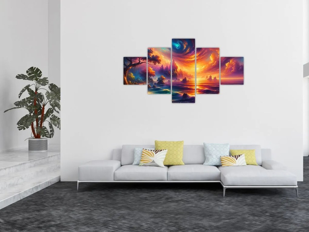 Obraz - Magiczny świat (125x70 cm)