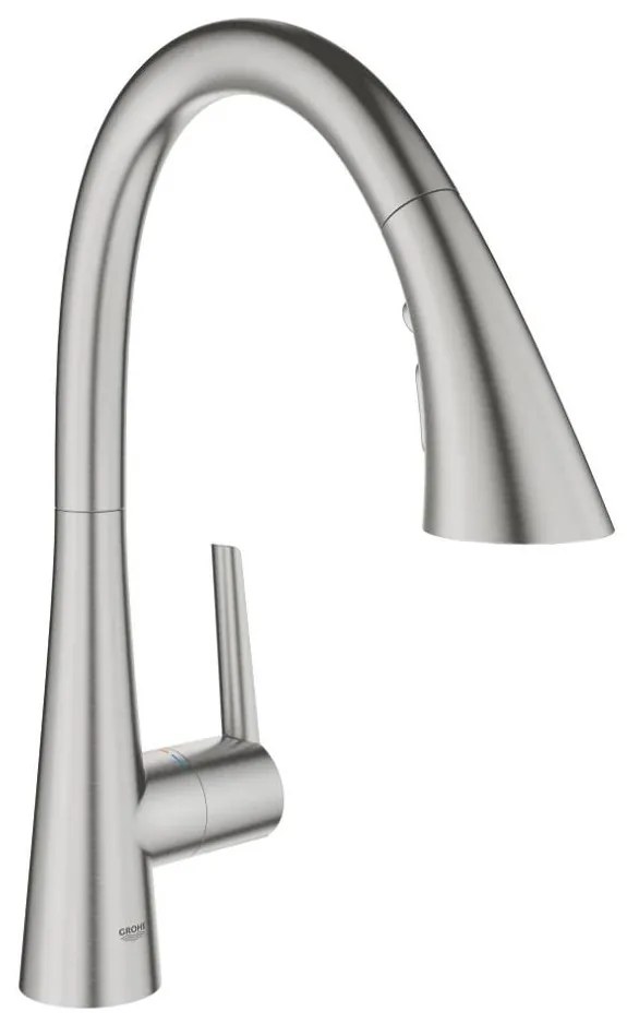 GROHE 32294DC2 - Bateria zlewozmywakowa ZEDRA ze stali nierdzewnej