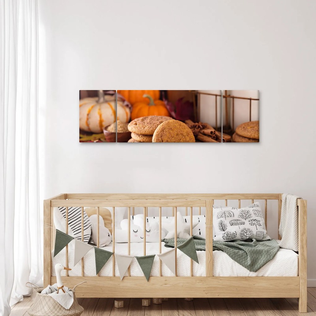 Obraz - Jesienne ciasteczka (170x50 cm)