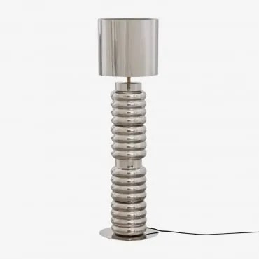 Lampa Stojąca Z Żelaza Mole Chrome - Sklum