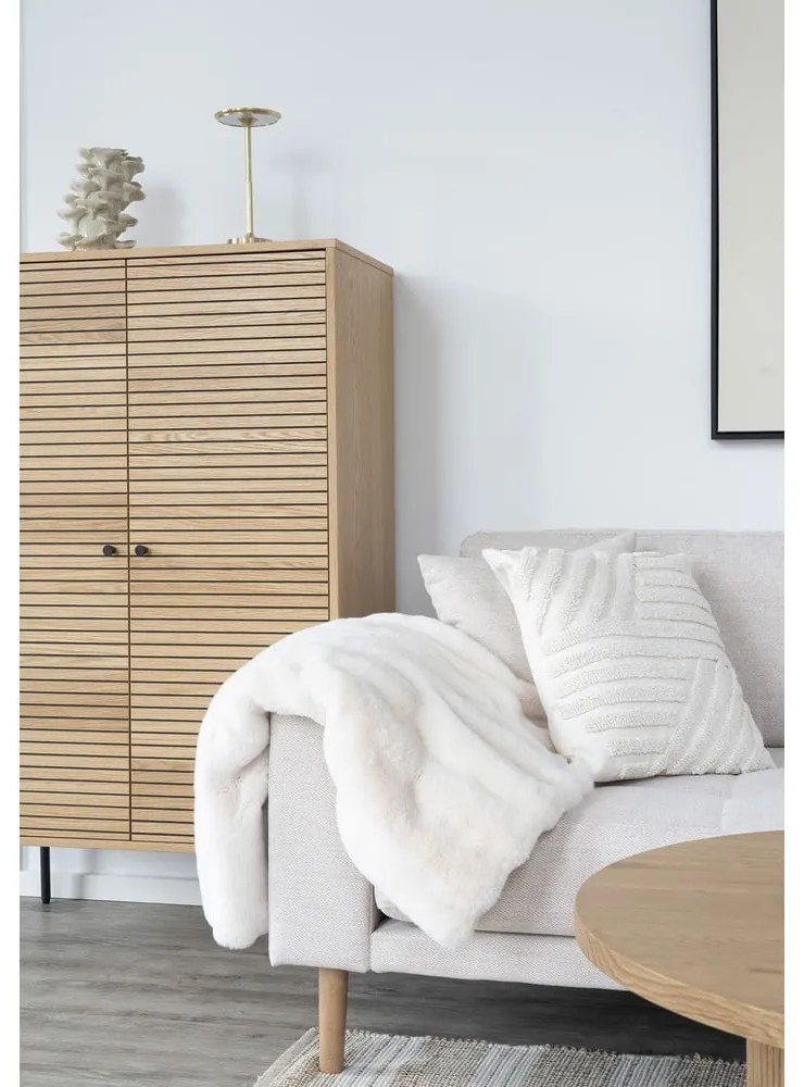 Szafka w dekorze dębu w naturalnym kolorze 80x130 cm Kyoto – House Nordic