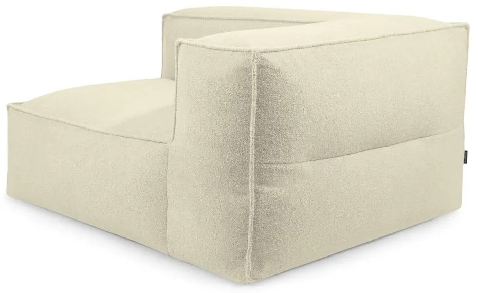 Brązowy worek do siedzenia z materiału bouclé Mass Corner 150 Right – SLOWDOWN