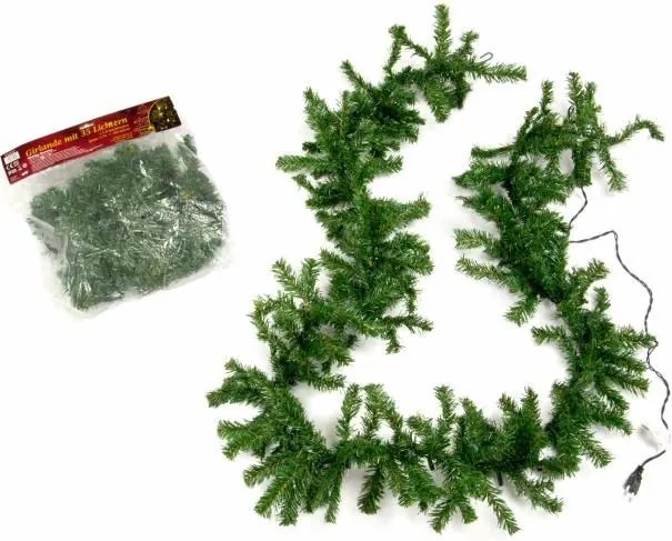 Dekoracja świąteczna - girlanda z oświetleniem LED, 2,7m²