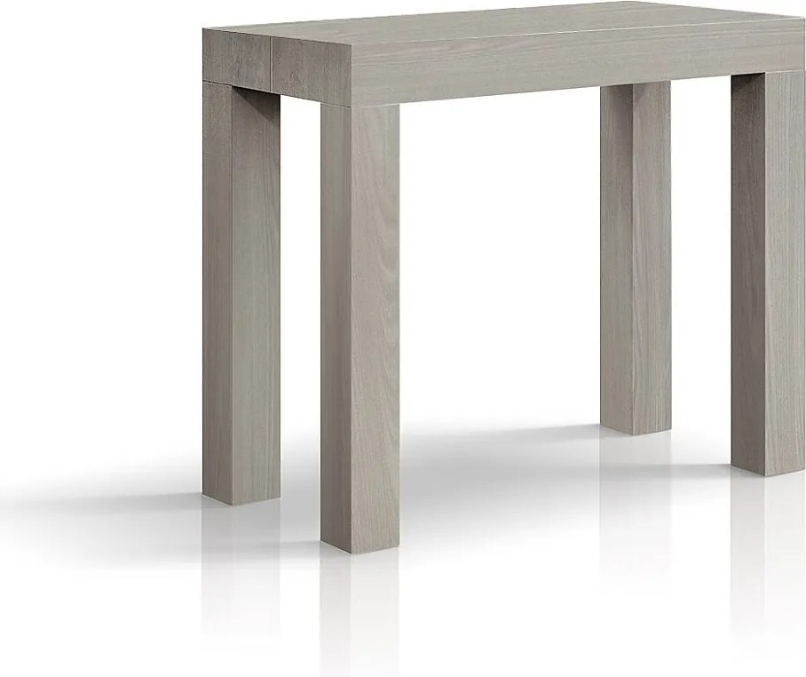 Wysuwana konsola z wiązu z efektem perłowym 90×45 cm - 90×300 - VIAREGGIO