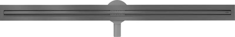 Mexen Flat 360° Slim odpływ liniowy obrotowy 120 cm, gun gray szczotkowany - 1E41120