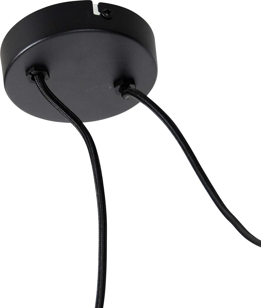 Lampa wisząca czarna 2-światłowa - Cava