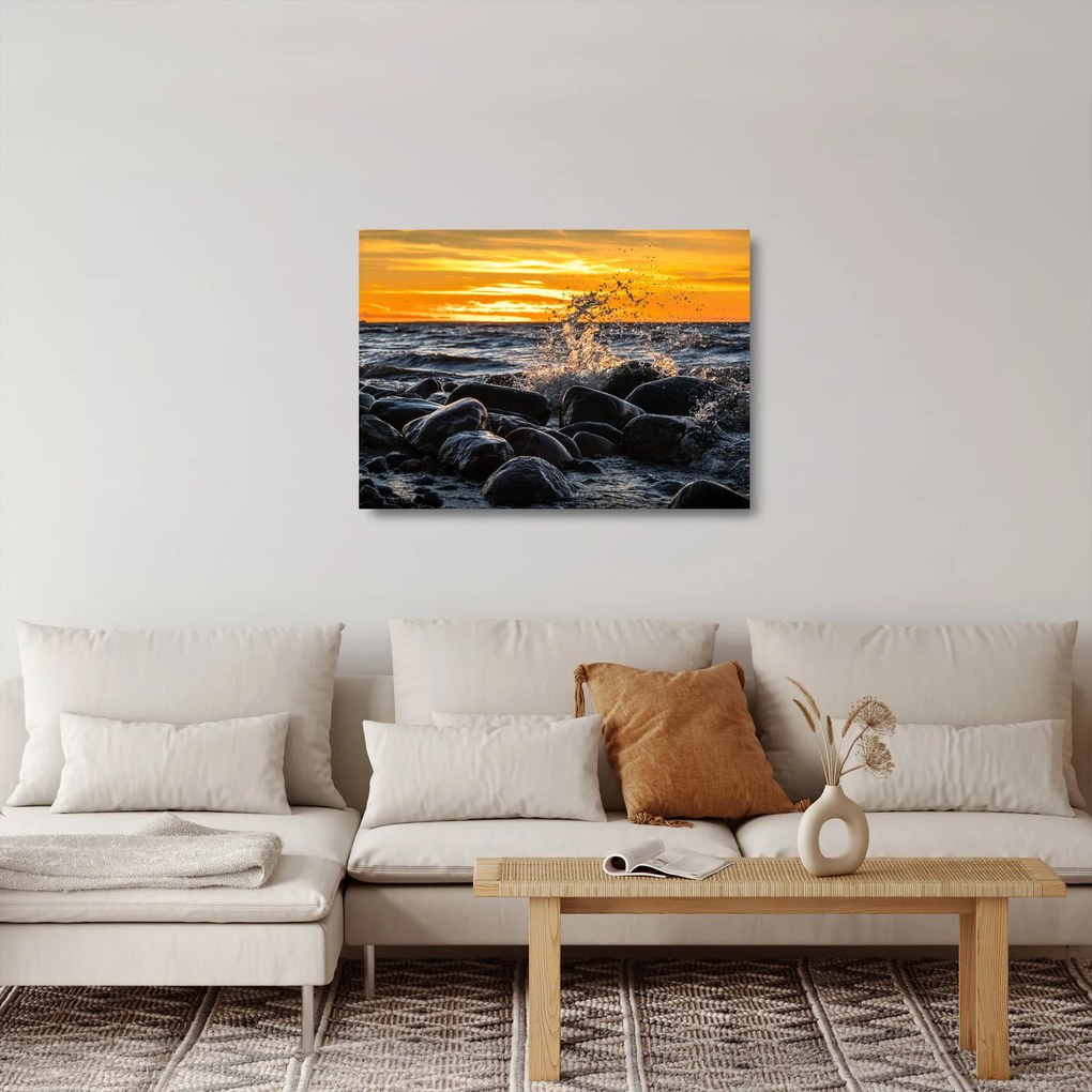 Obraz na szkle - morze (70x50 cm)