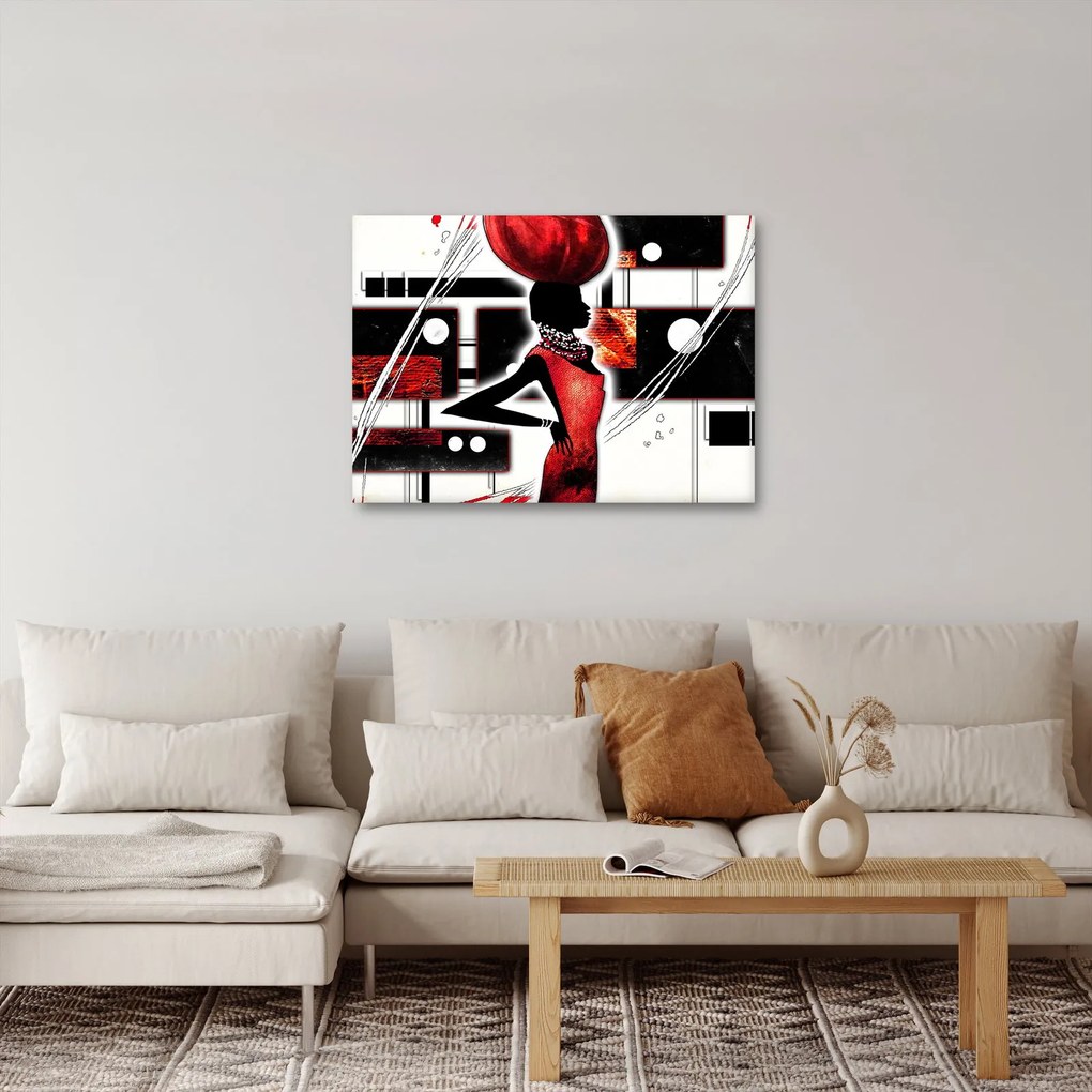 Obraz obrazu starożytnej damy (70x50 cm)