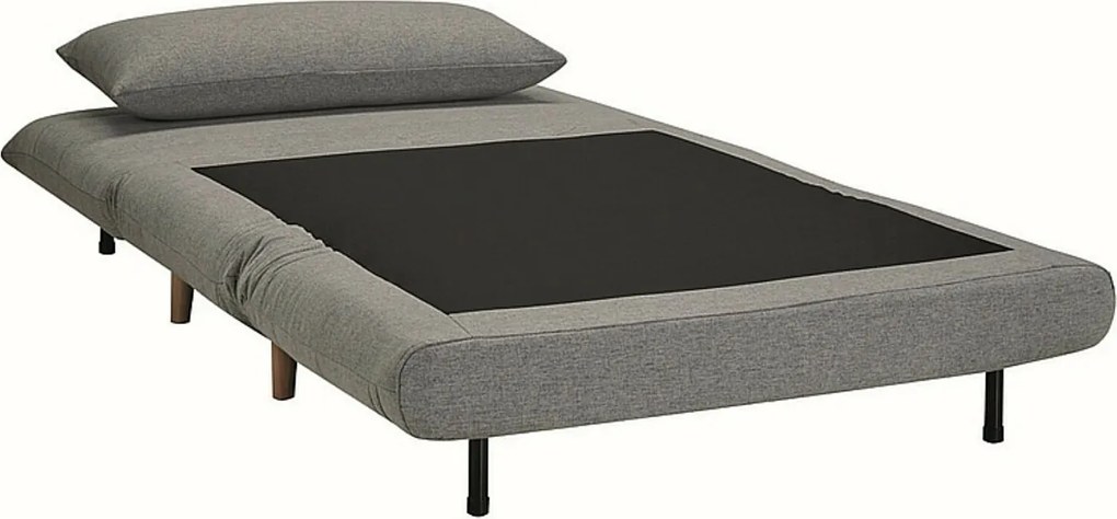 Fotel rozkładany SPIKE VELVET szary